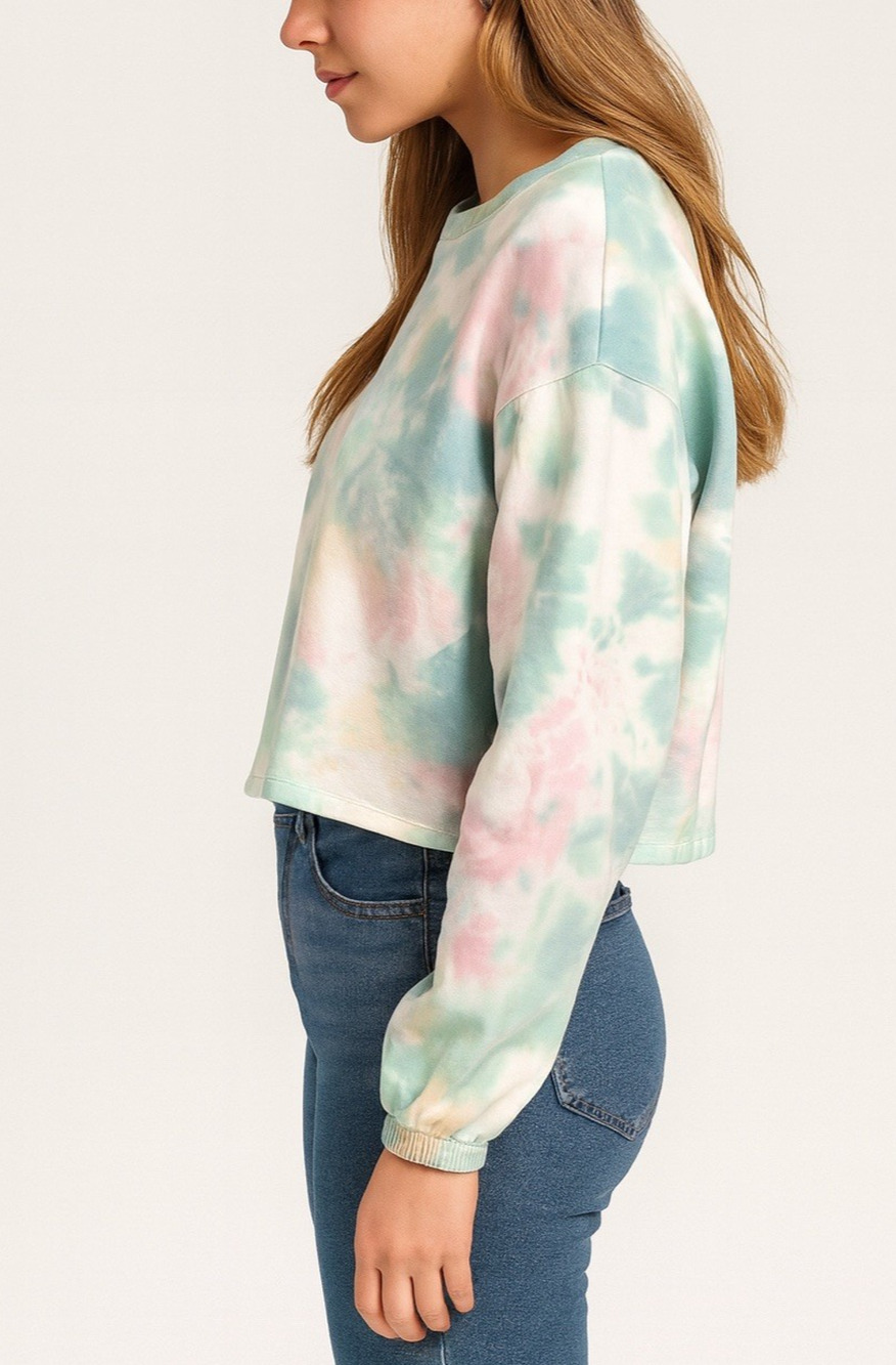 Women's Sanctuary Sweatshirt Tiedye Size S new with tags MSRP $89